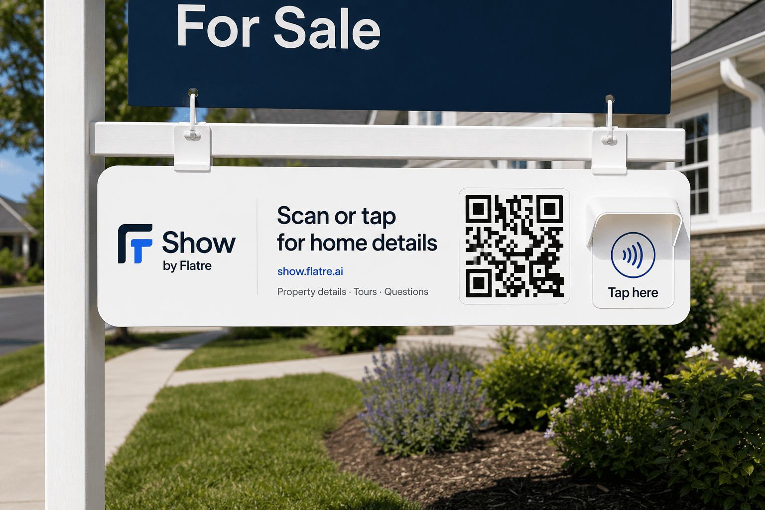 Concept for a Show by Flatre rider on a real estate sign